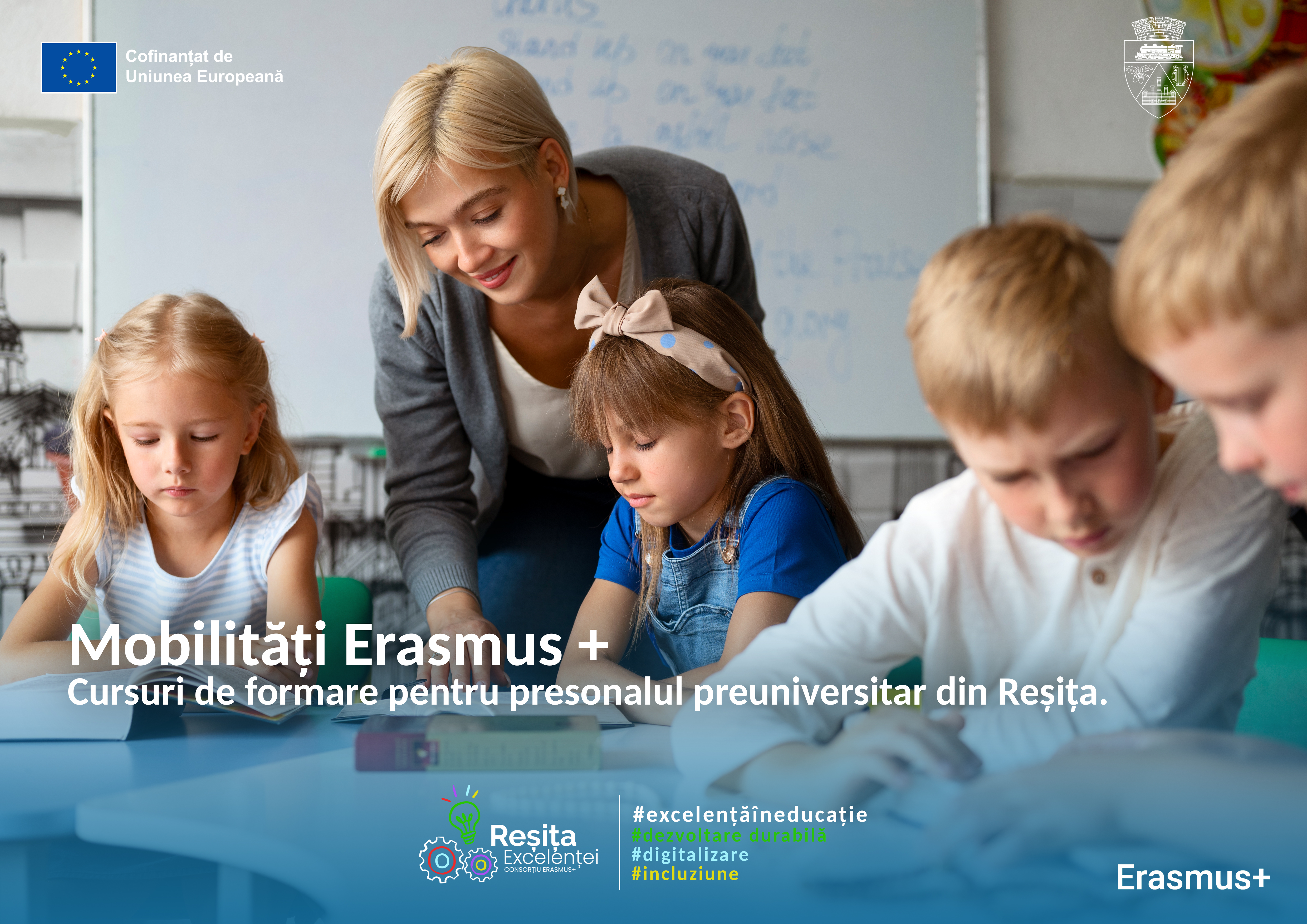 Consorțiu format din școliile reșițene, coordonat de Primăria Municipiului Reșița